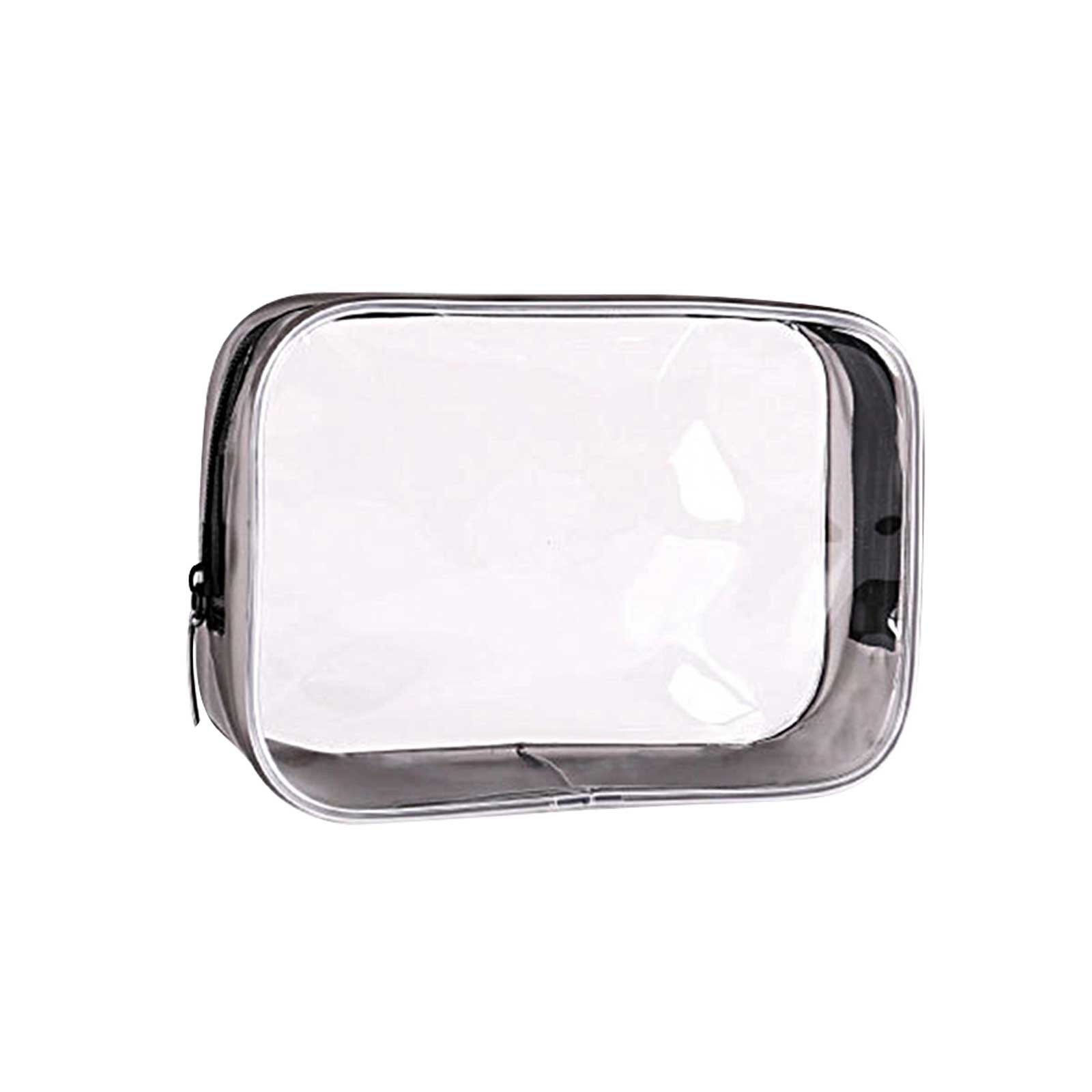 WNG Clear Makeup Bag Organizer Cosmetic Bag Make Up Bag Travel Toiletry Bag  for Women Small Makeup Bags for Women Travel Makeup Bag Makeup Pouch